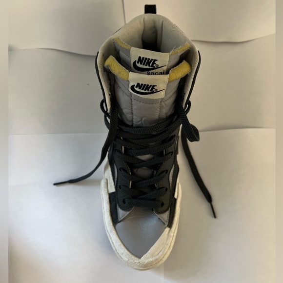 Nike blazer, mid black Wolf, grey (Size 10 and Half) - Picture 5 of 7